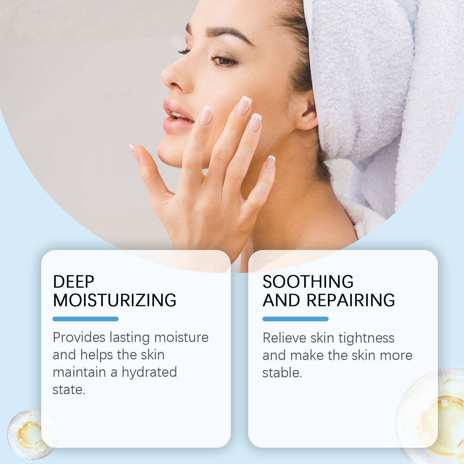Deep Moisturizing Toner for Facial Care, Hydrates, Soothes, and Improves Skin Texture ,100ml