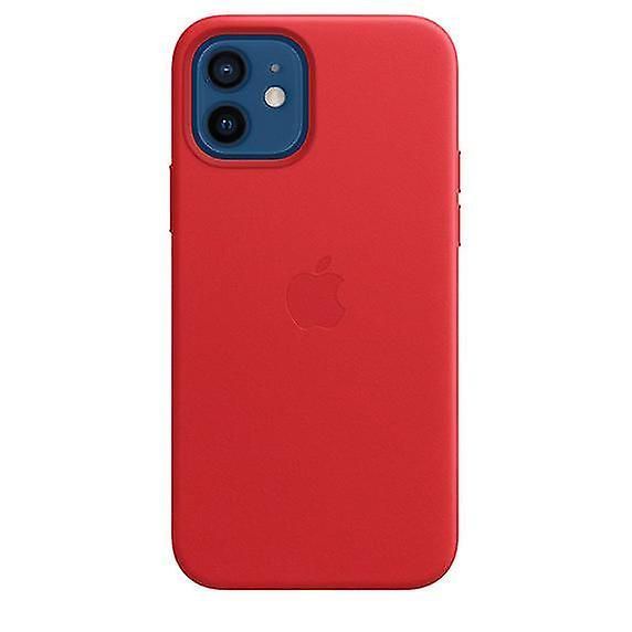 For iPhone 12/12 Pro - Leather Case with MagSafe, Stylish and Protective Phone Cover