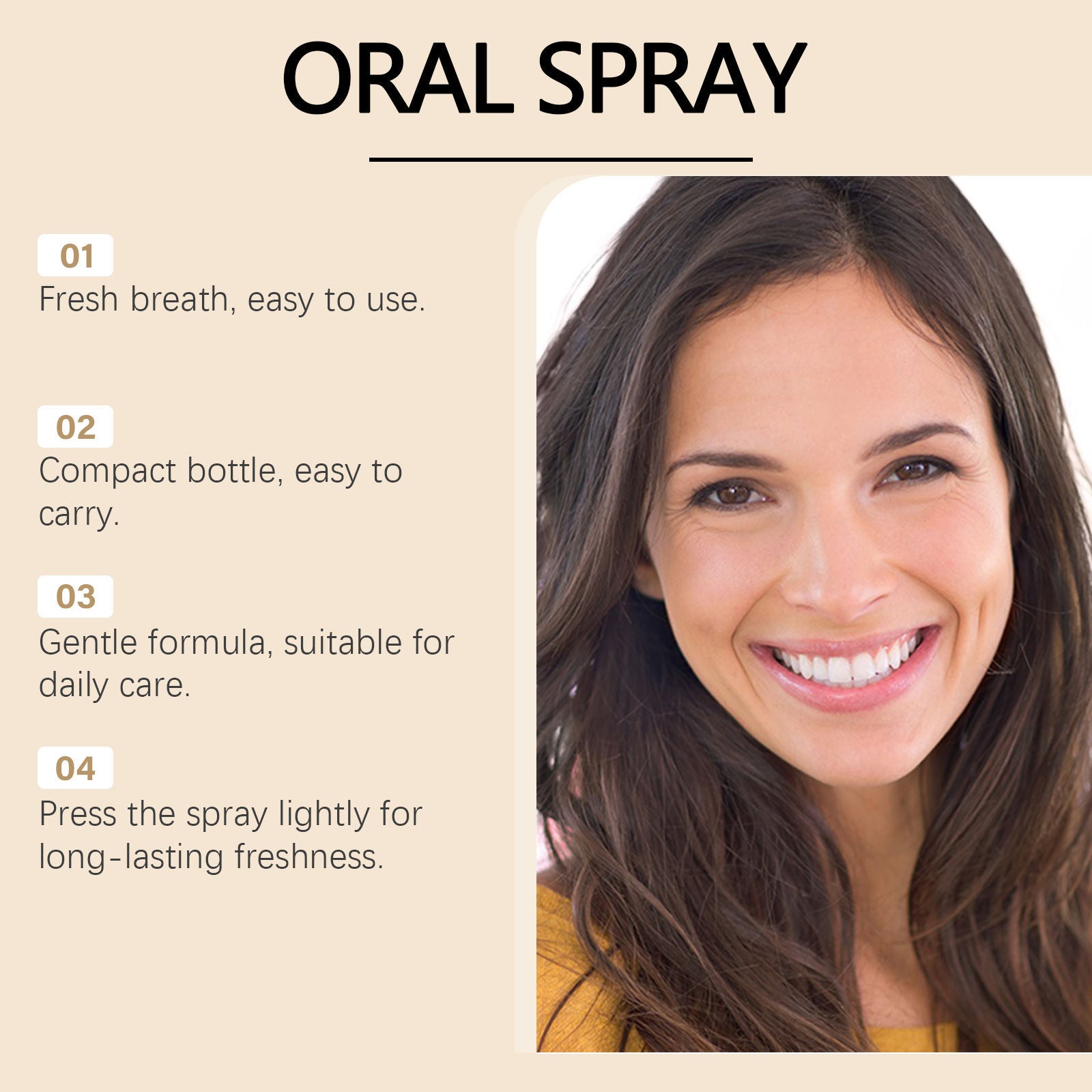Bee Venom Mouth Spray, Fresh Breath, Long-Lasting, Non-Sticky, Easy to Use ,30ml