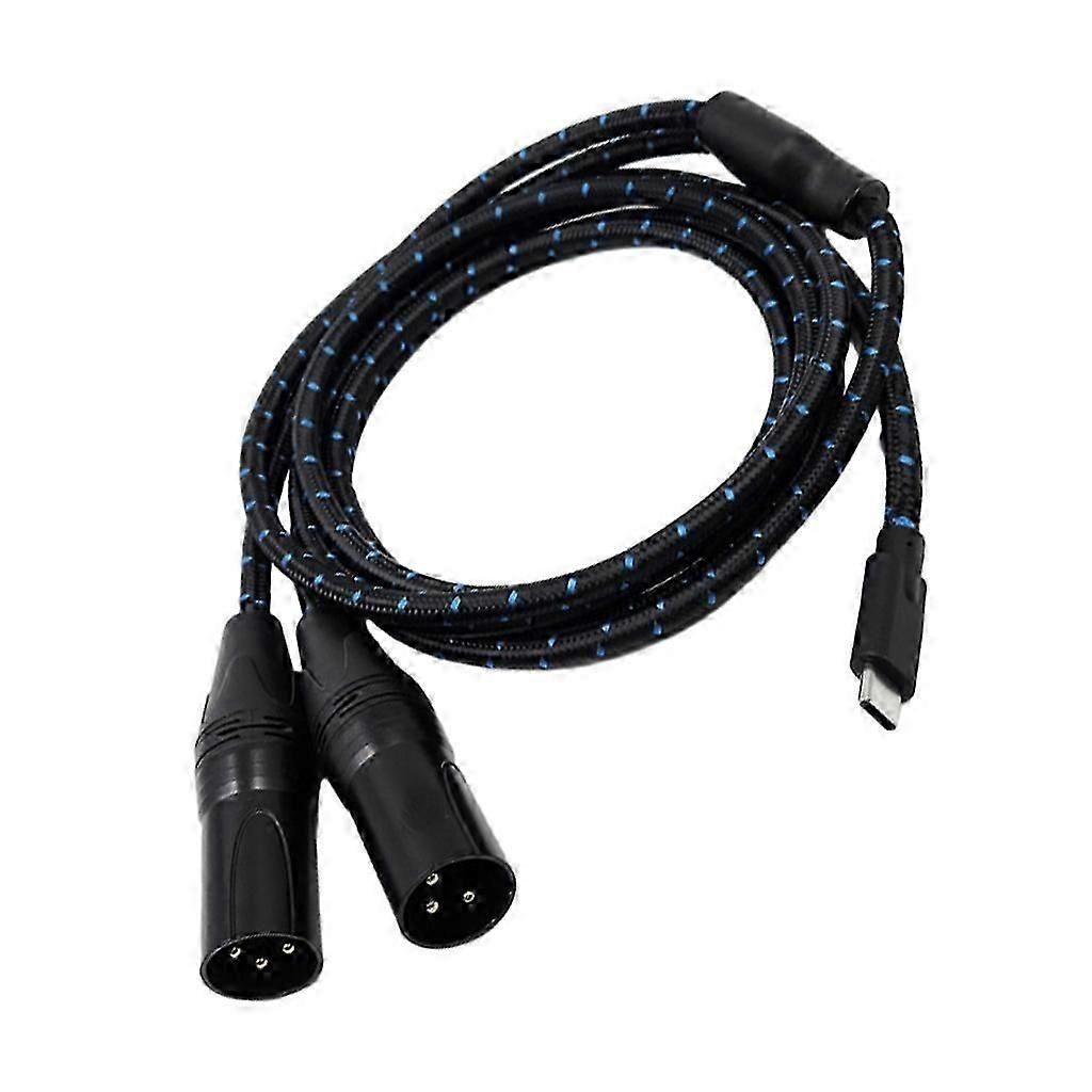Typec To 2xlr Cable Usbc To 2xlr Male Cable For Music Speaker