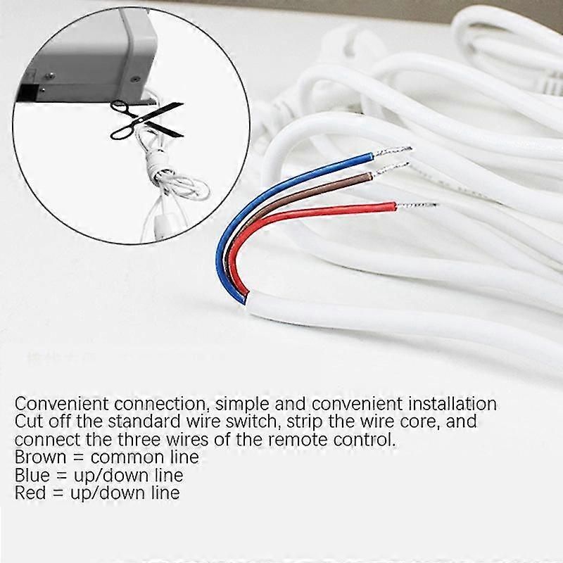 Projection Screen Remote Control Electric Screen Remote Radio Frequency Controller Screen Automatic Lifting(eu Plug)