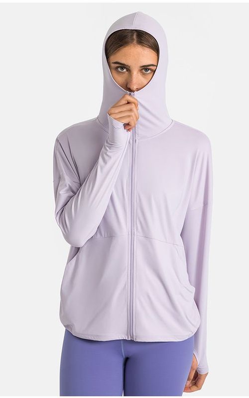 Sunscreen Jacket Lightweight Anti UV Jacket  Breathable Sun Protection Sport Coat