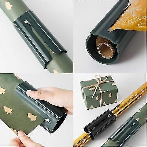 Sliding Wrapping Paper Cutter Christmas Gift Wrap Paper Craft Cutting Tool