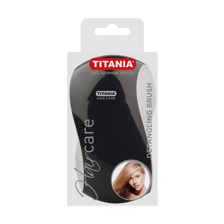 Titania 1798 Box-Detangling Brush Black/White