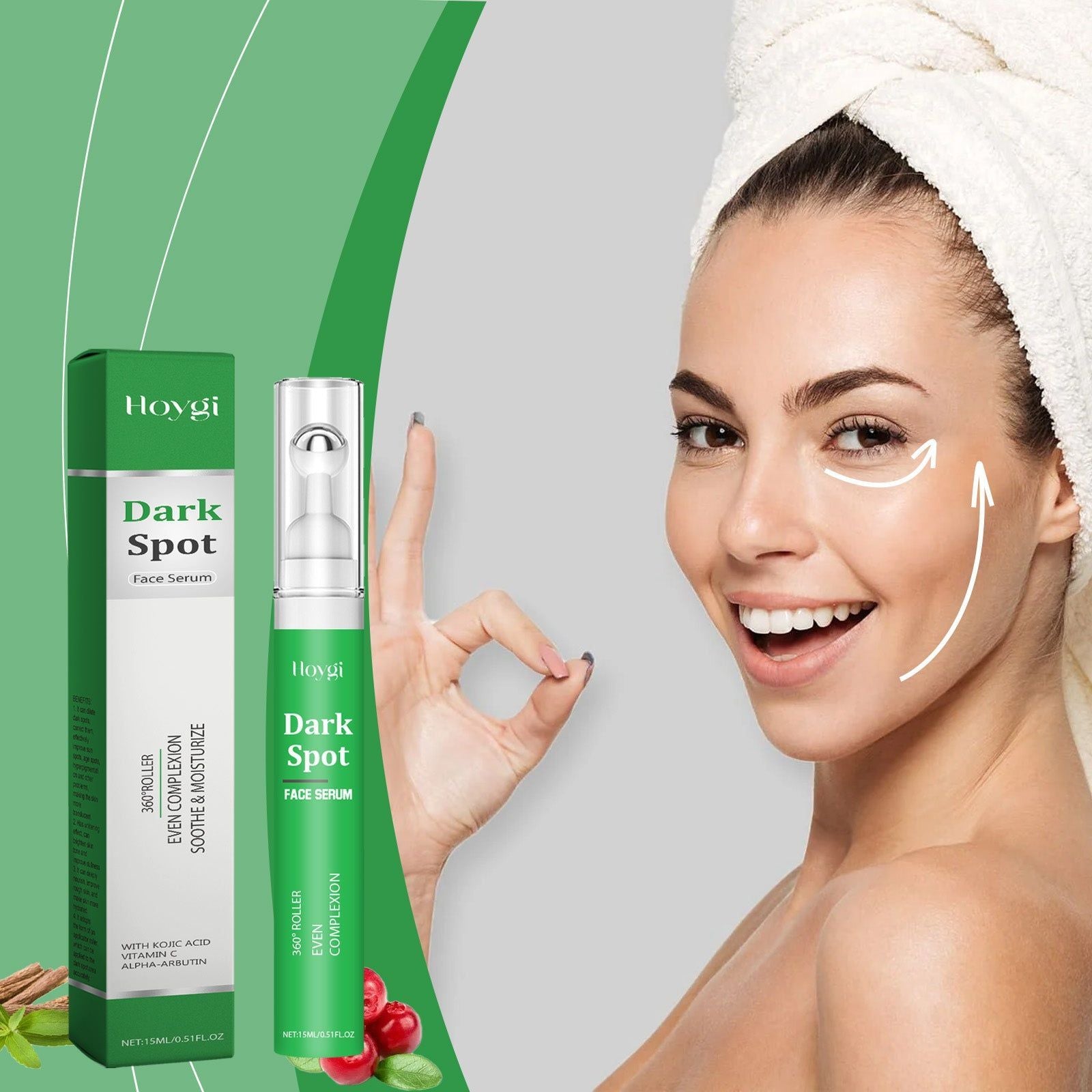 Brightening Facial Care Serum for Dark Spots, Pores, and Glowing Skin ,15ml