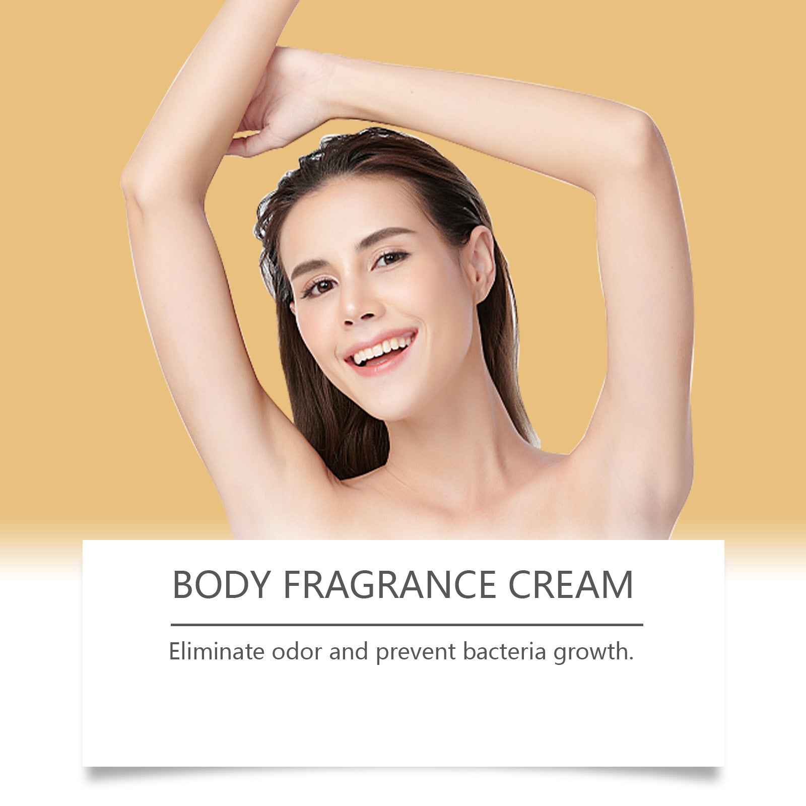 Body Care Cream, Long Lasting Fragrance, Odor Removal, Skin Brightening ,100g
