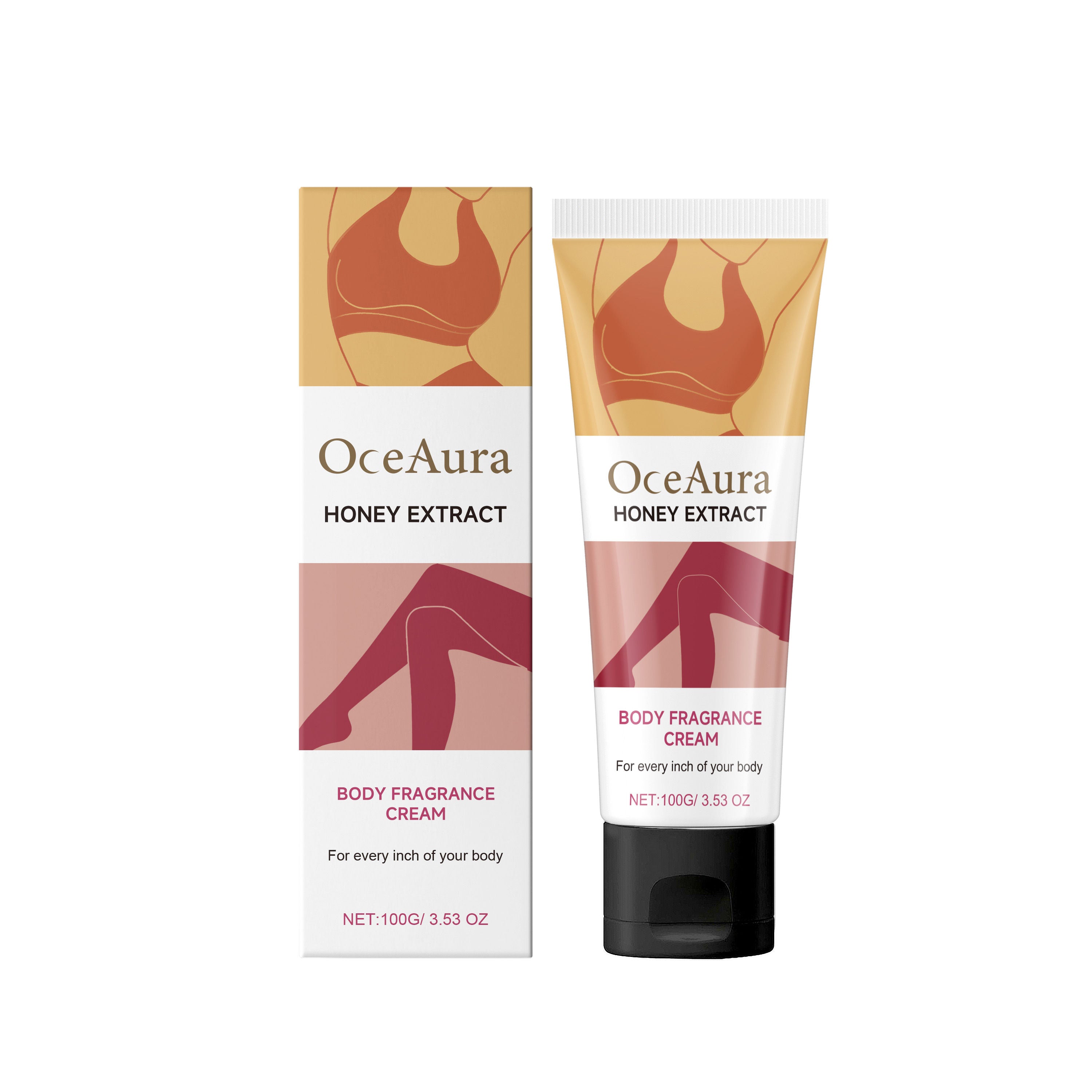 Body Care Cream, Long Lasting Fragrance, Odor Removal, Skin Brightening ,100g