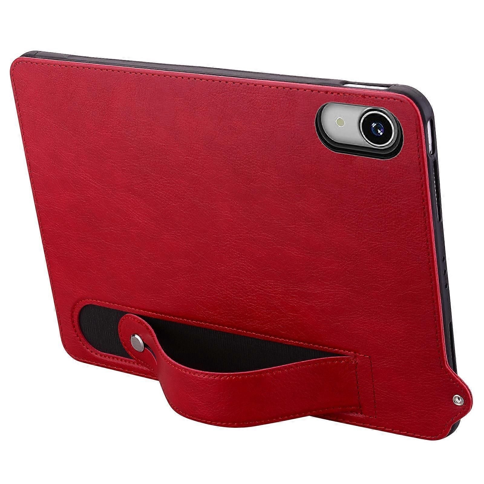 Kickstand Leather Case with Hand Strap for Lenovo Tab P11