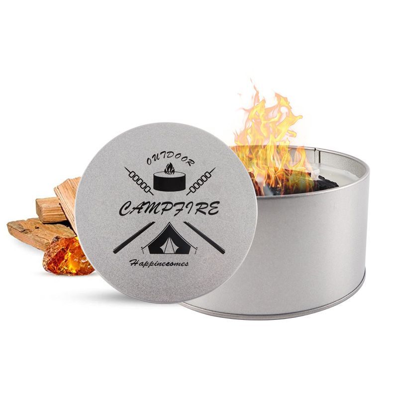 Portable Campfire Candles Smokeless Compact Fire Pit For Hiking Picnic BBQ