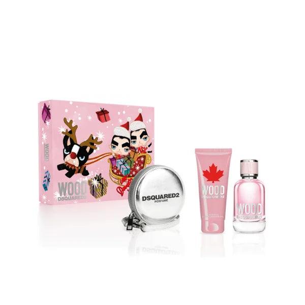 Dsquared2 Wood L Edt 100Ml 2Pcsround Purse Set