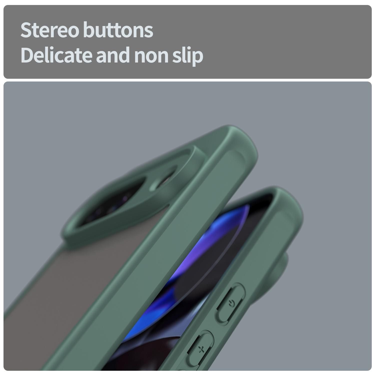 TPU Hybrid PC Frosted Phone Case For Google Pixel 9