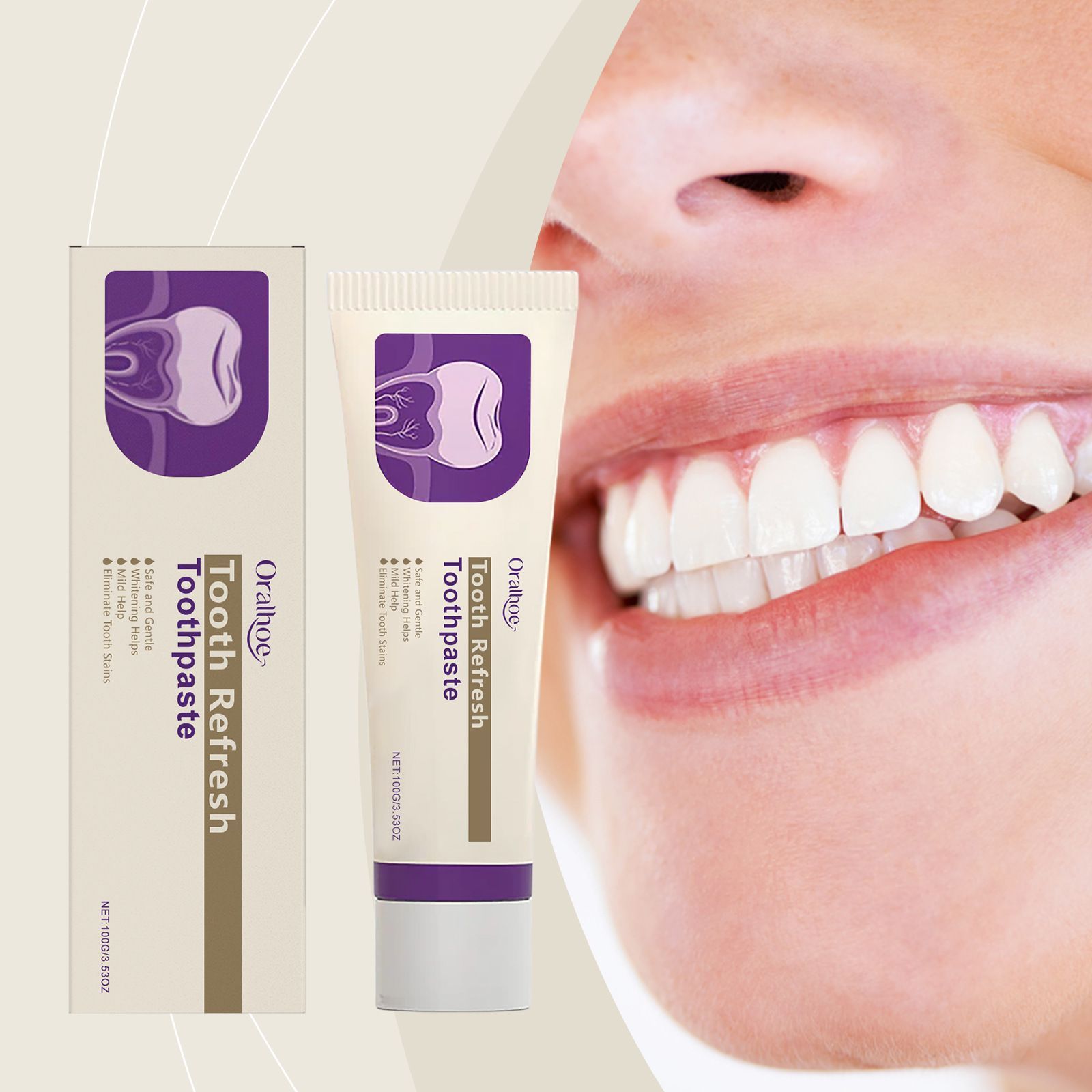 Brightening Toothpaste Stain Removal 100g