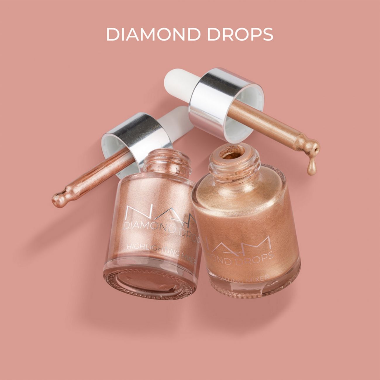 NAM Highlighter Diamond Drops Mixer No. 1, Moonlight, Illuminating Liquid Highlighter