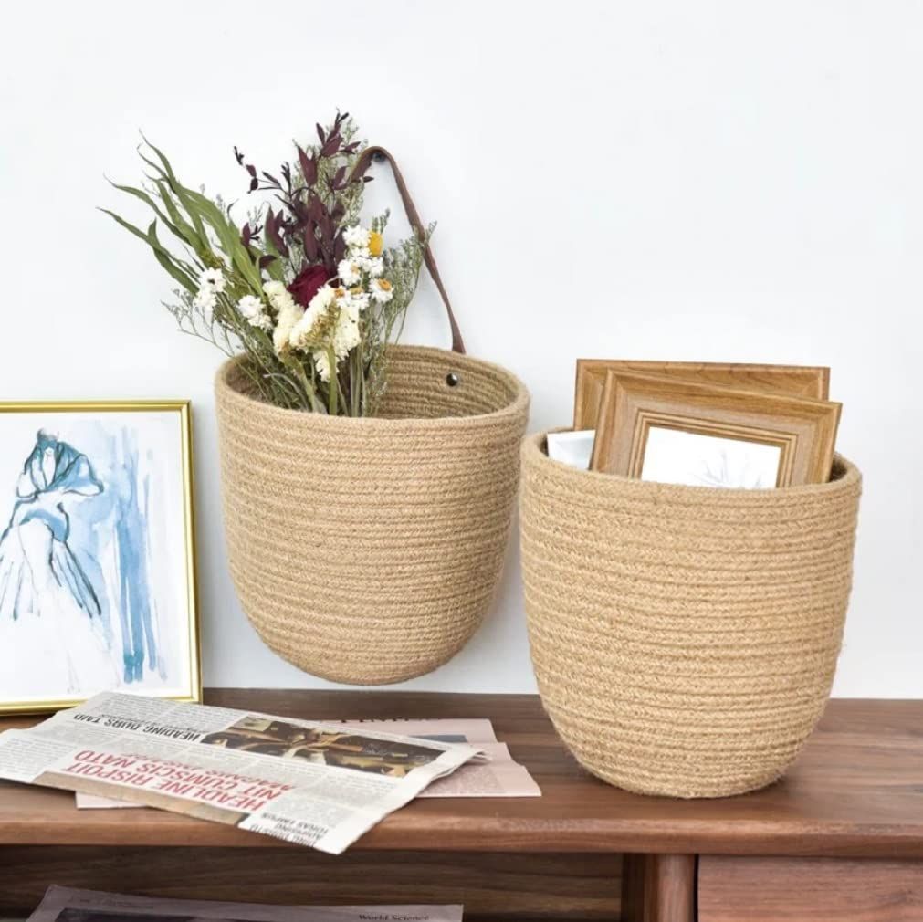 AIESY® Ingeniously Handcrafted Rope Plant Hanging Basket