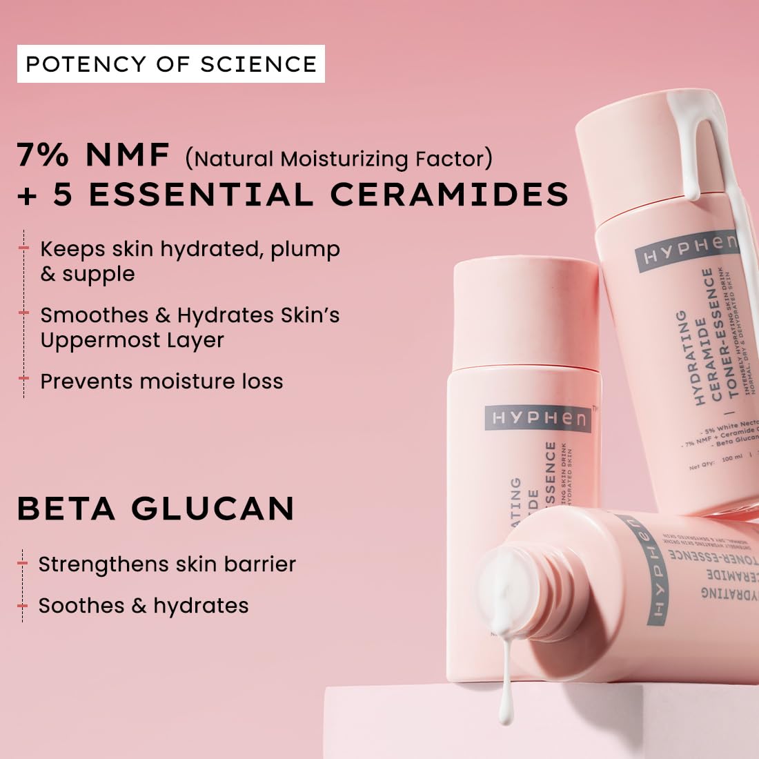 Hyphen Hydrating Ceramide ESSENCE TONER Skin Drink 100 ml
