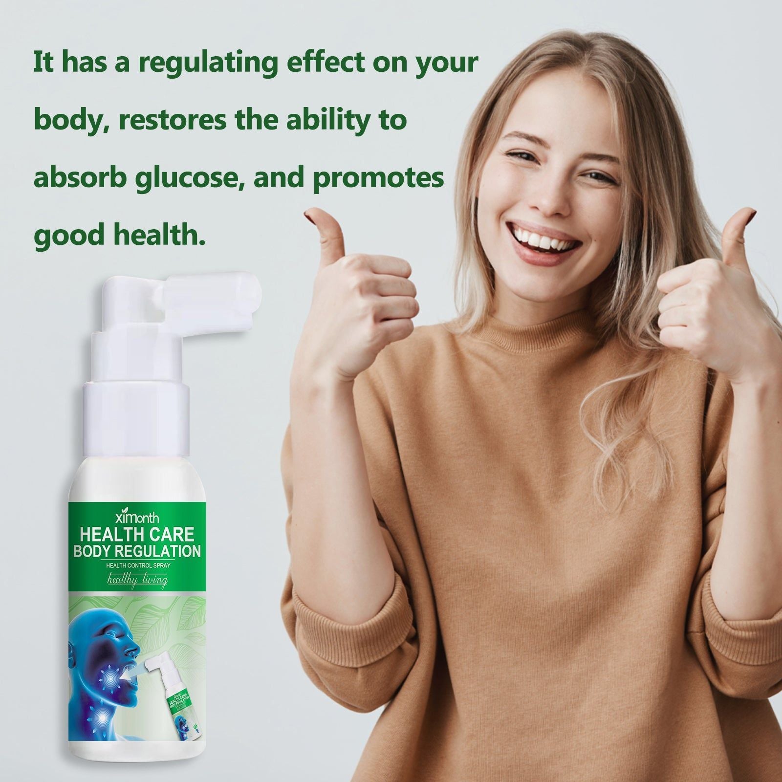 Body Care Spray, Blood Sugar Control, Dizziness Relief, Natural Health Solution ,20ml