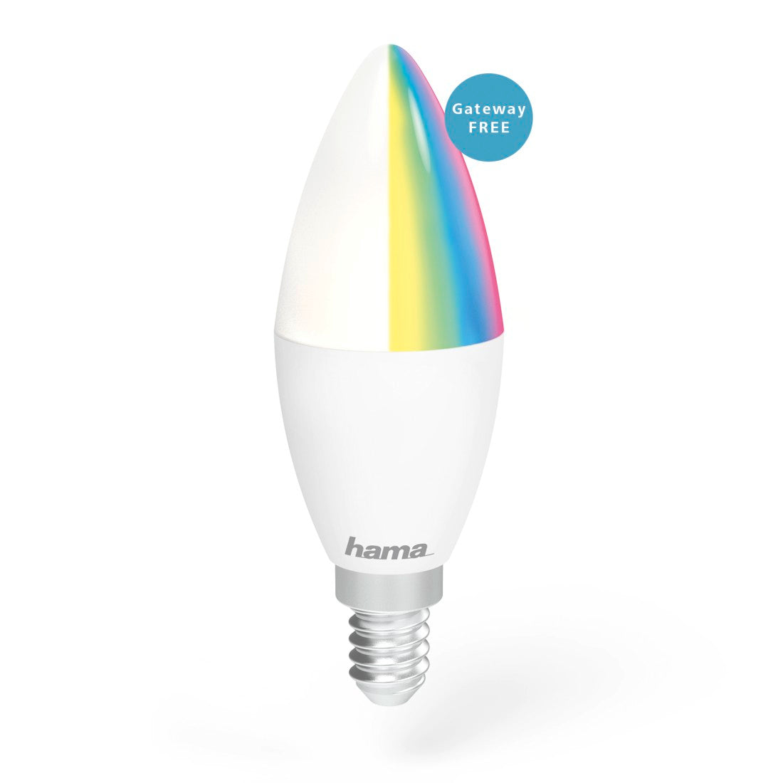 Hama 176549 WiFi-LED Light, E14, 4.5W, RGB, can be dimmed