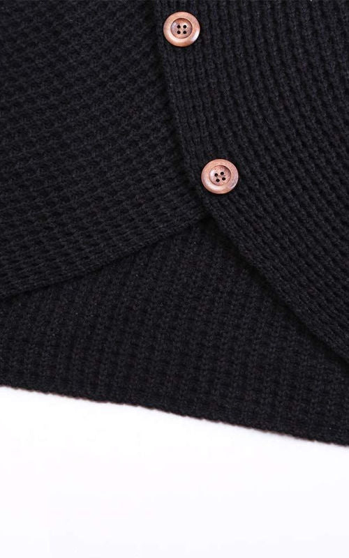 Winter Loose Turtleneck Sweater Long Sleeves Button Casual Pullover For Women