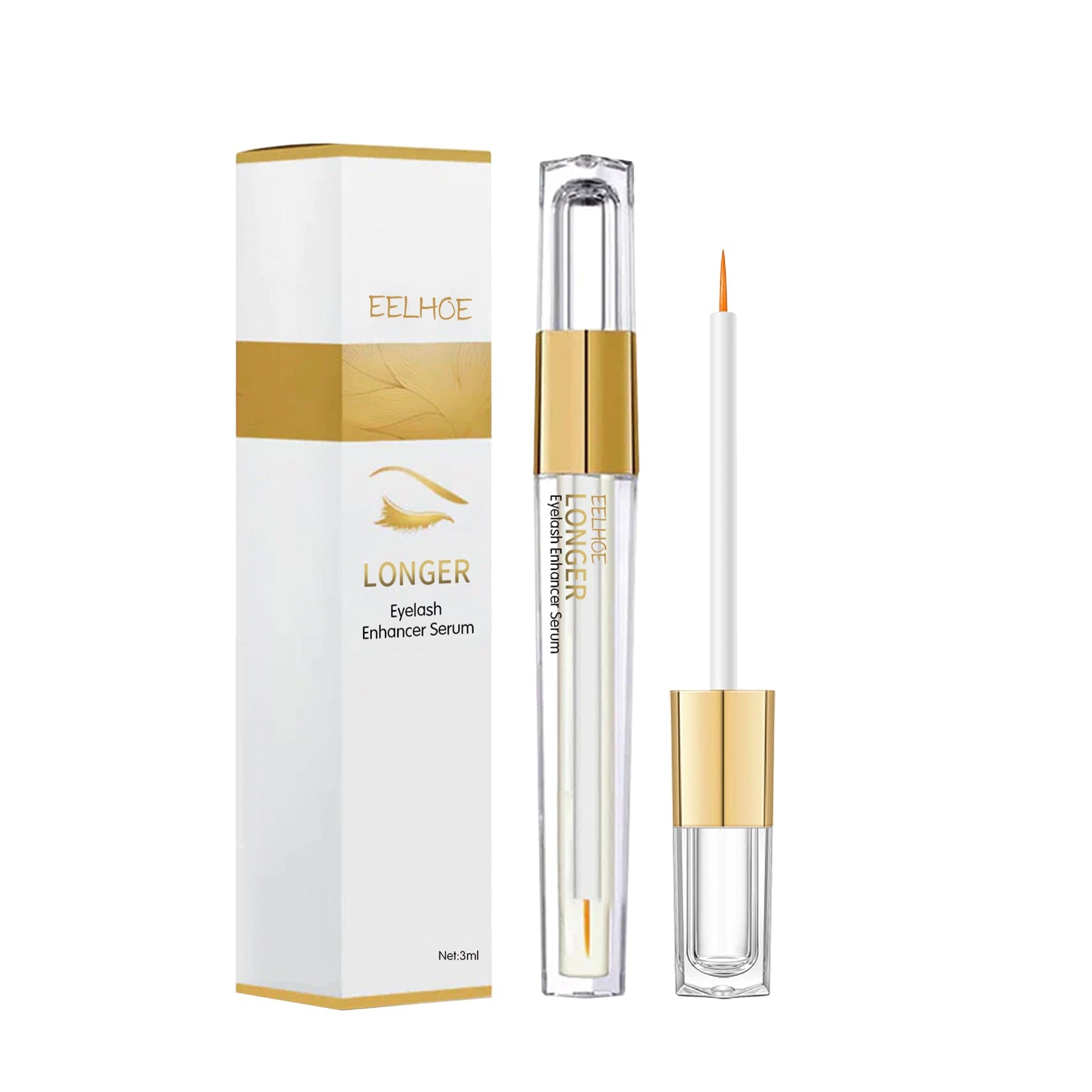 Curling Mascara for Long Thick Natural Lashes, Volumizing, Moisturizing ,3ml