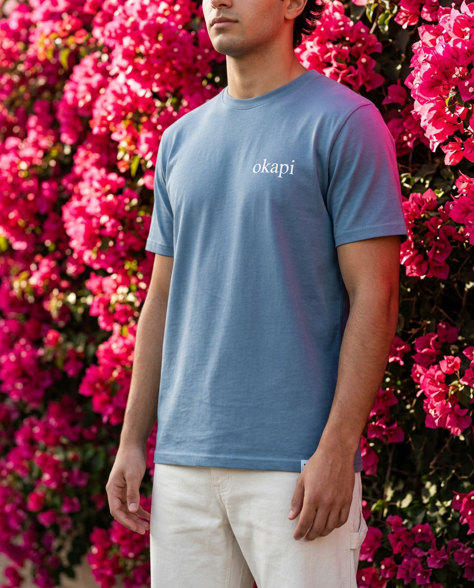 Okapi Blue Striped Legacy T-Shirt