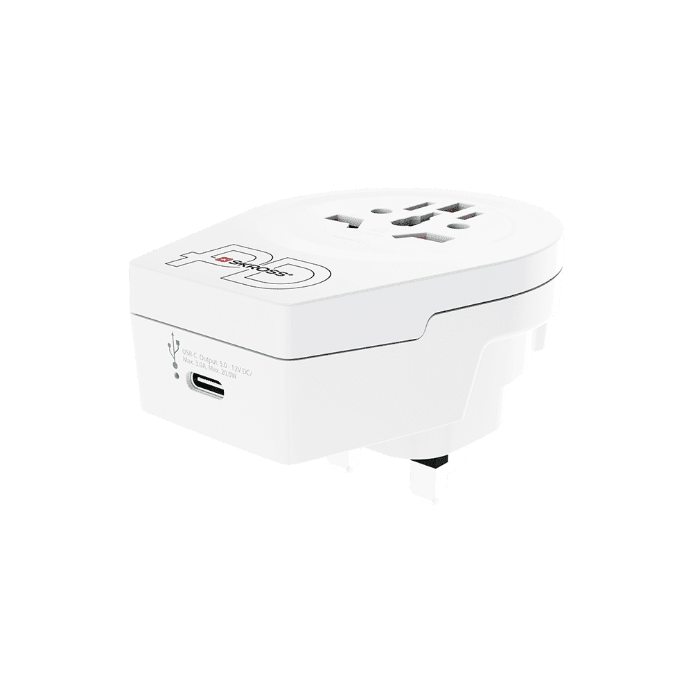 Skross 1500291 World To Uk Usb C20Pd