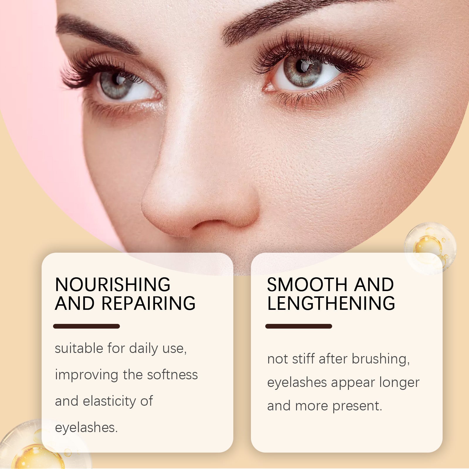 Brown Curl Mascara, Long Voluminous Natural Look, Waterproof, Easy Application ,9g