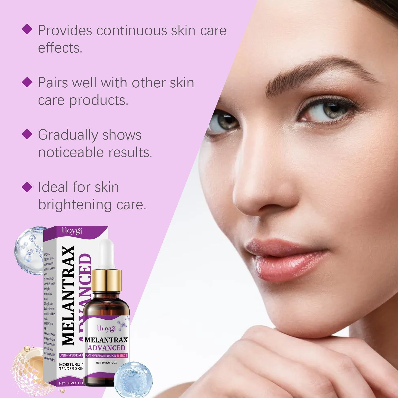 Brightening Hydrating Essence for Radiant, Moisturized, and Even Skin ,30ml