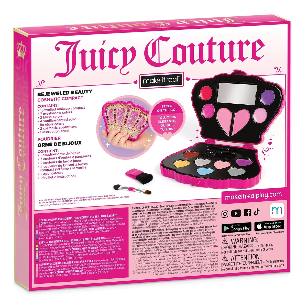 Juicy Couture Bejeweled Beauty Cosmetic Compact