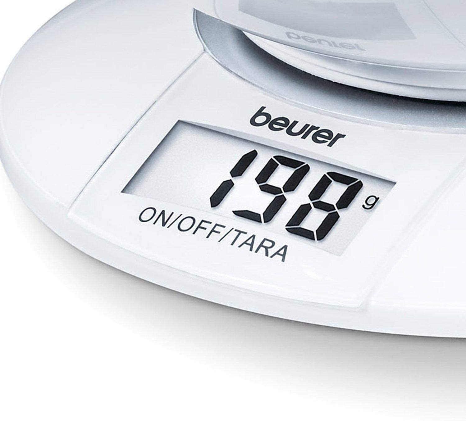 BEURER KS32 KITCHEN SCALE BOWL 5KG tara