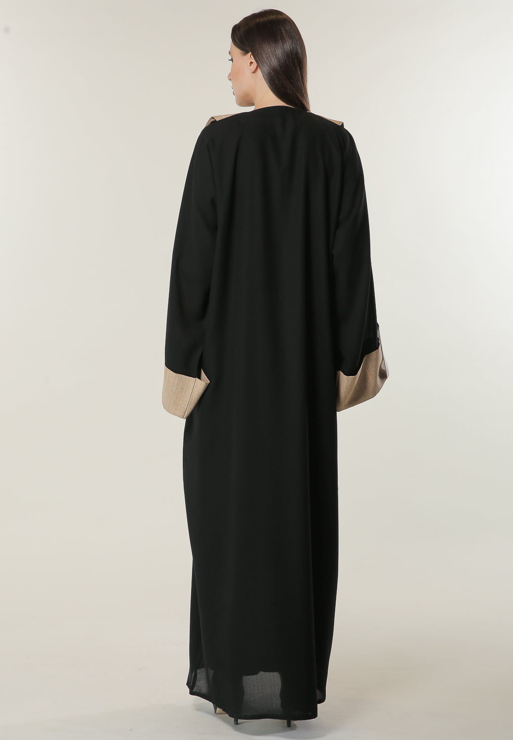 MOiSTREET Casual Black Abaya