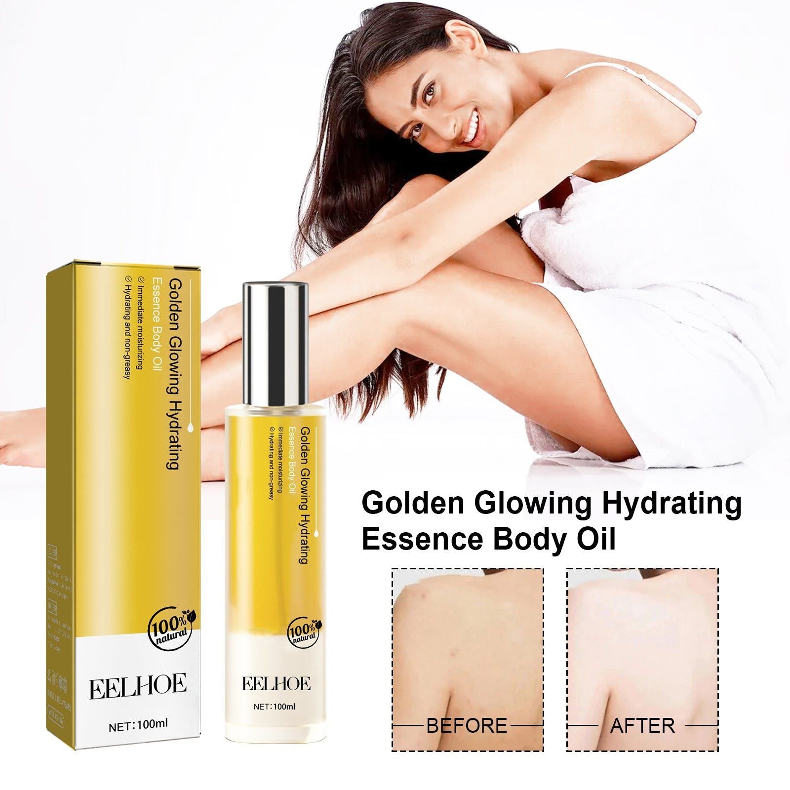 Gilt Hydrating Body Oil, Deep Moisturizer for Dry Skin, Repair & Nourish ,100ml