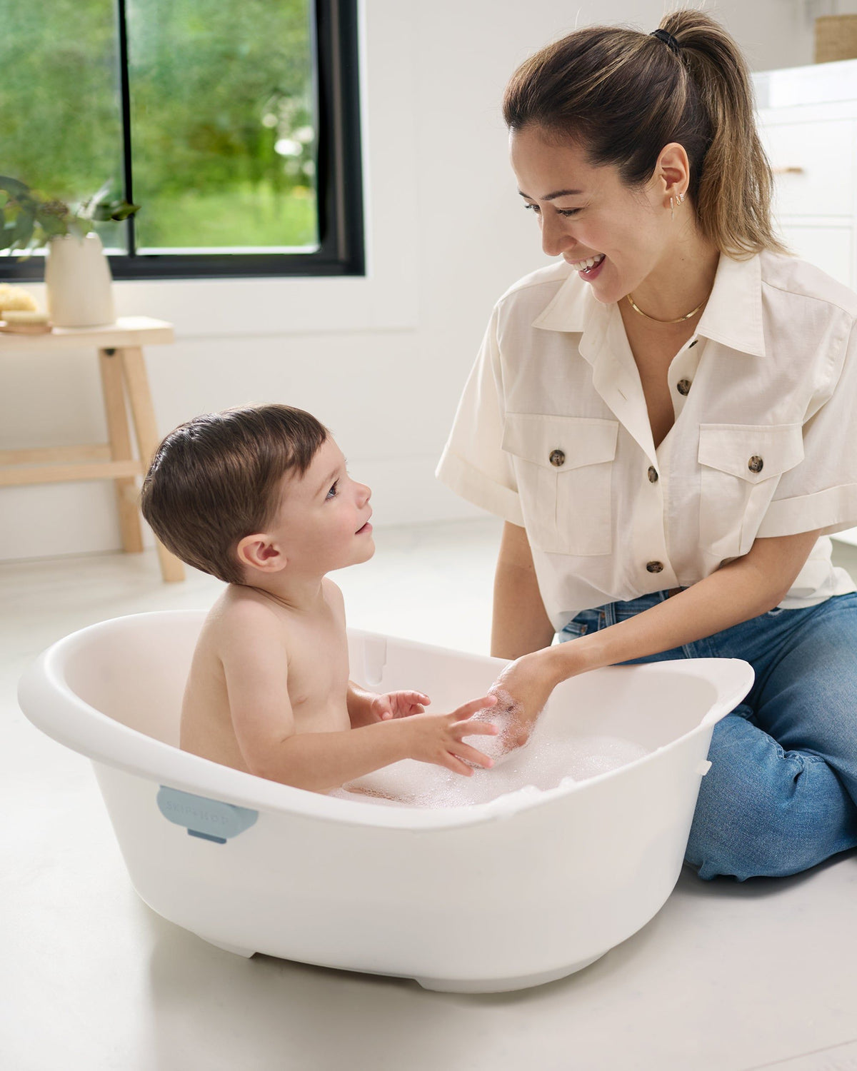 Skip Hop Wave 4-in-1 Baby Bath Tub