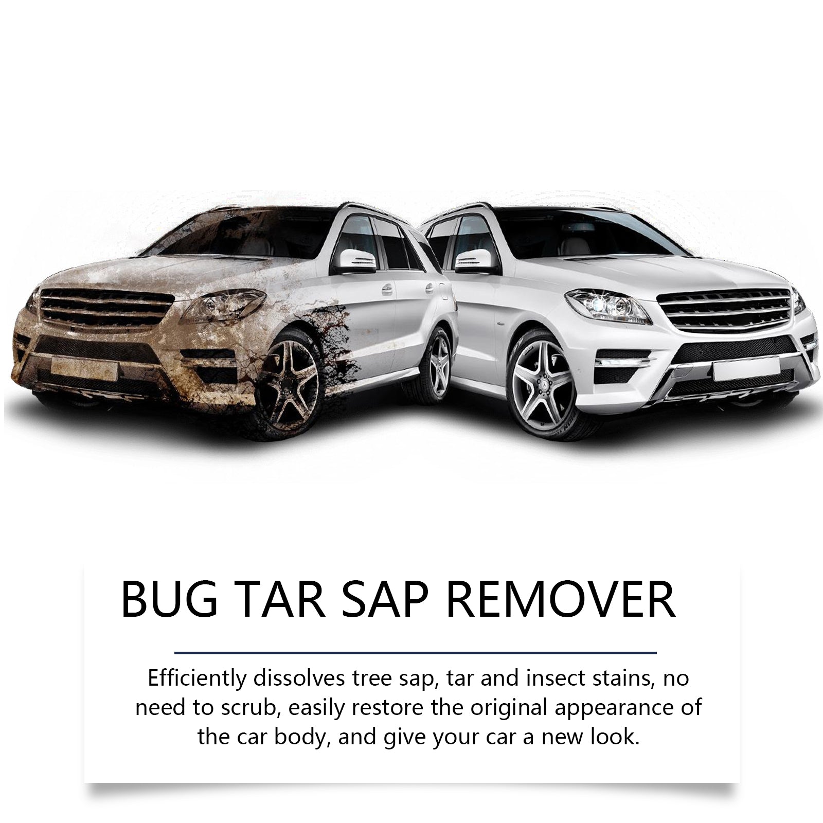 Car Cleaning Spray, Multi-Functional Exterior Decontamination, Easy Wash, Eco-Friendly, Stain Remover ,120ml