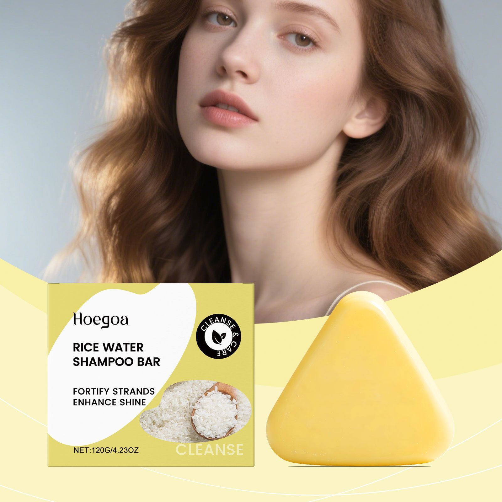 120g Solid Shampoo Bar with Moisturizing and Hair Cleansing