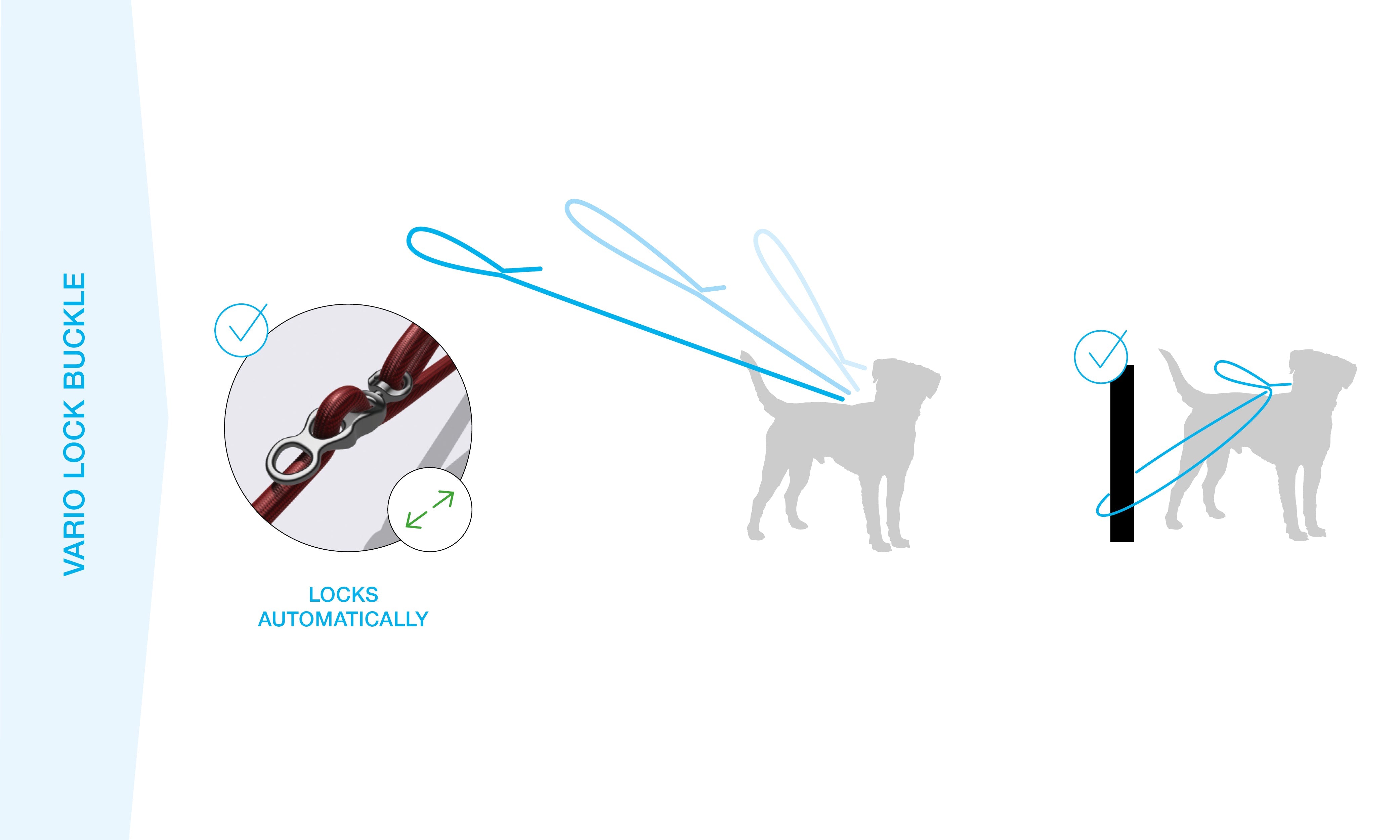 حزام "كورلي ستريتش كومفورت" للكلاب - مقاس كبير