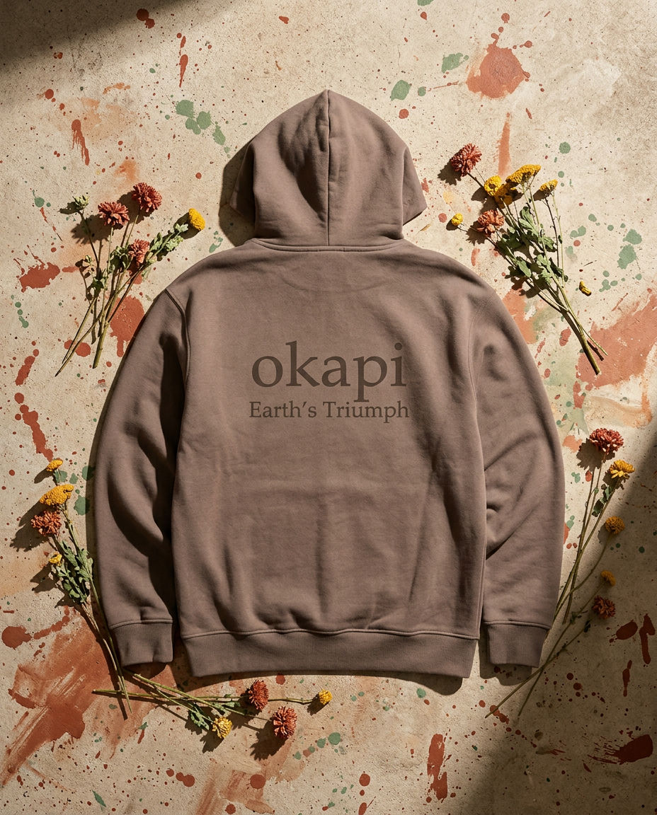 Okapi Brown Canopy Hoodie