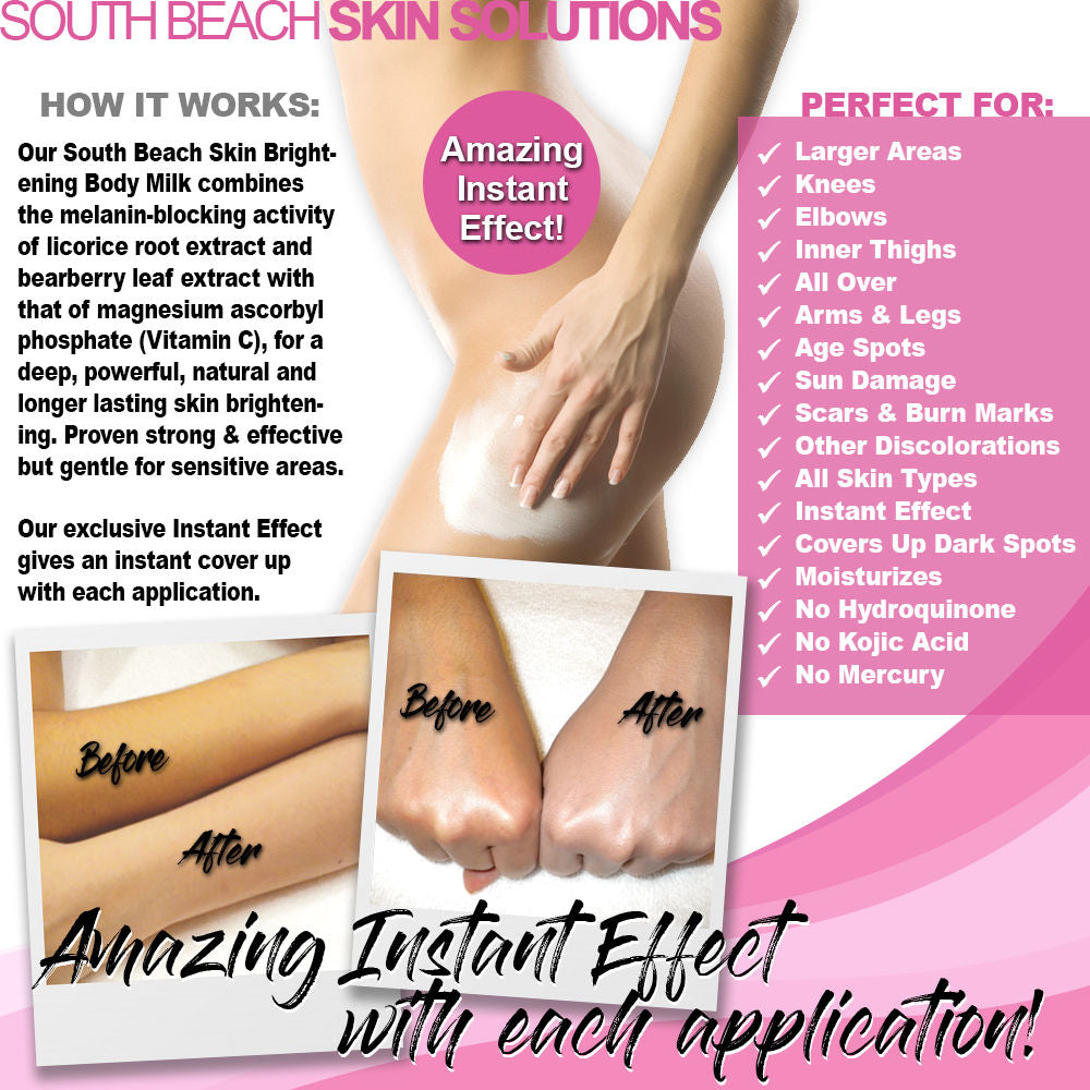 South Beach Skin Brightening Body Milk 118ML
