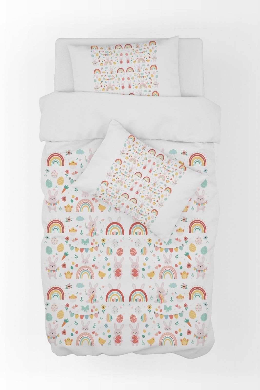 Little Rainbow Printed Duvet Cover Set For Baby