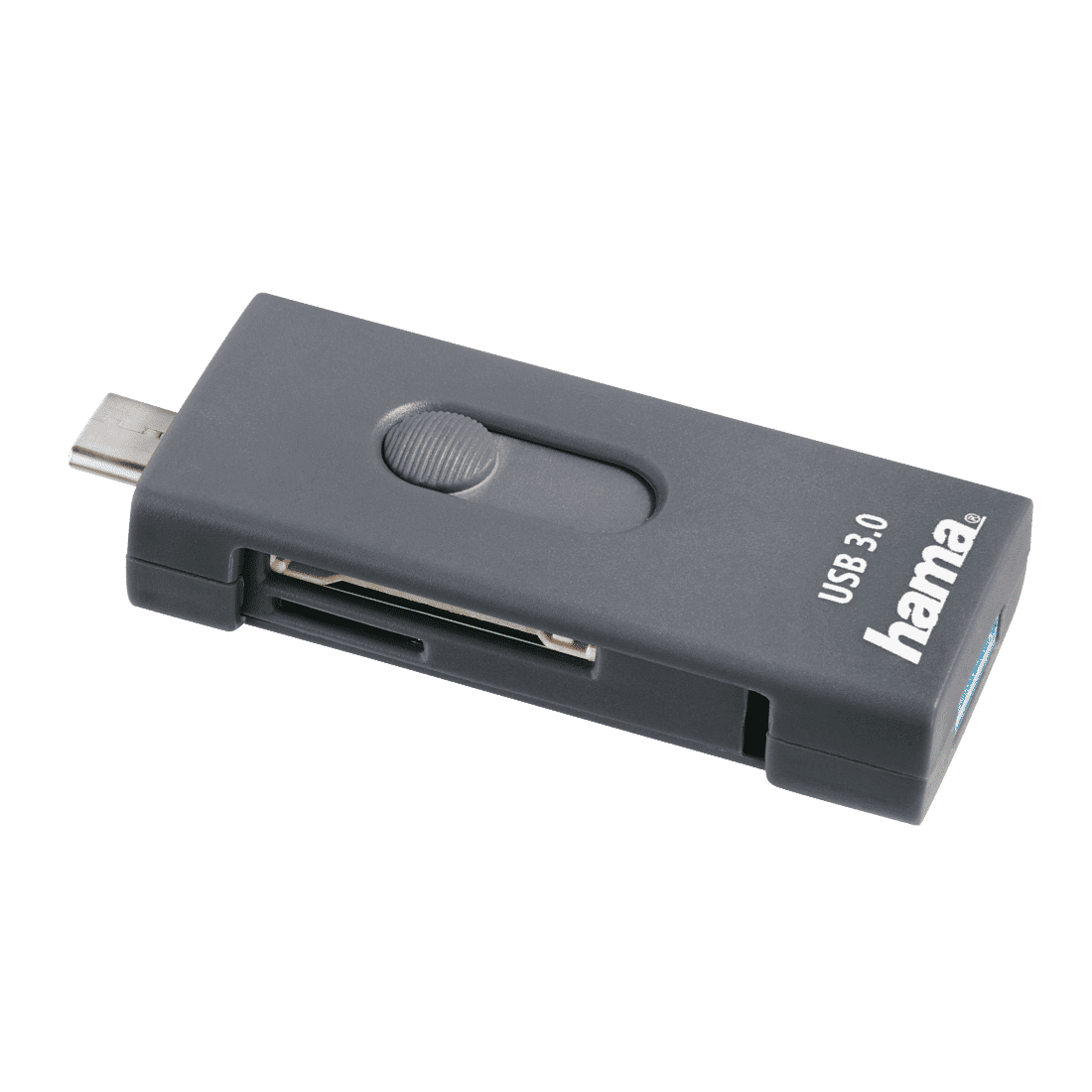 HAMA 135753 USB 3.1 SD/MIC.SD CARD READER GREY