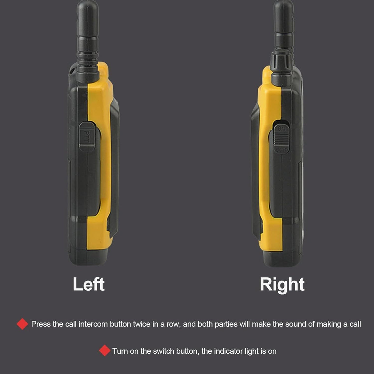2PCS Kids Walkie Talkies Toys Wireless Communication 2 Way Radio for Girls Boys Gift