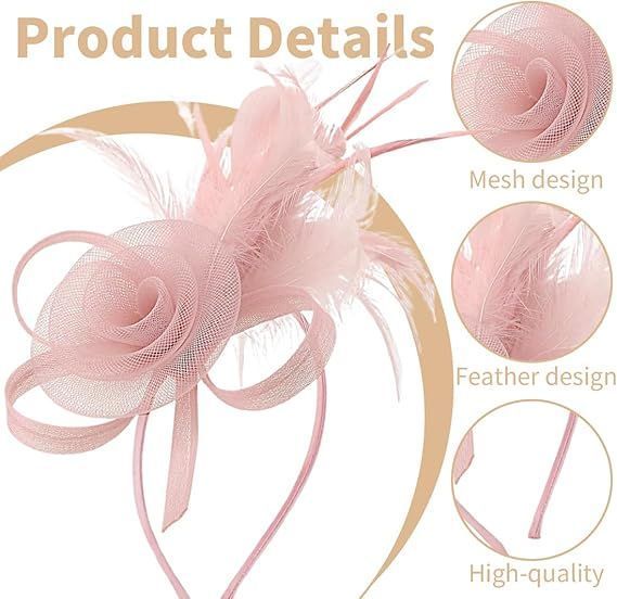 Fascinator Hats Fascinator headband for Women Tea Party Cocktail Wedding