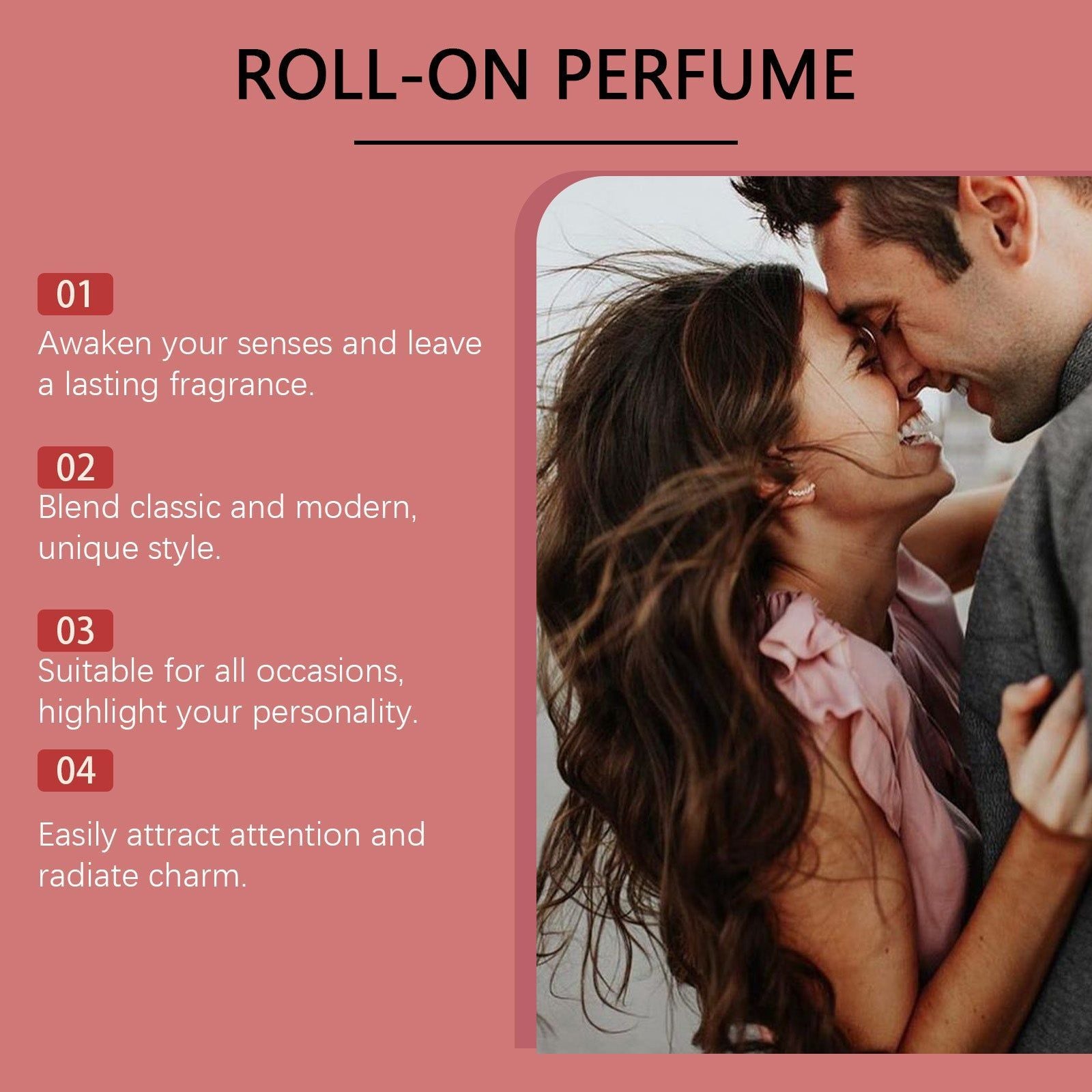Charm Cologne for Couples, Enduring Appeal, Pheromone Fragrance, Lasting Charm ,10ml/box