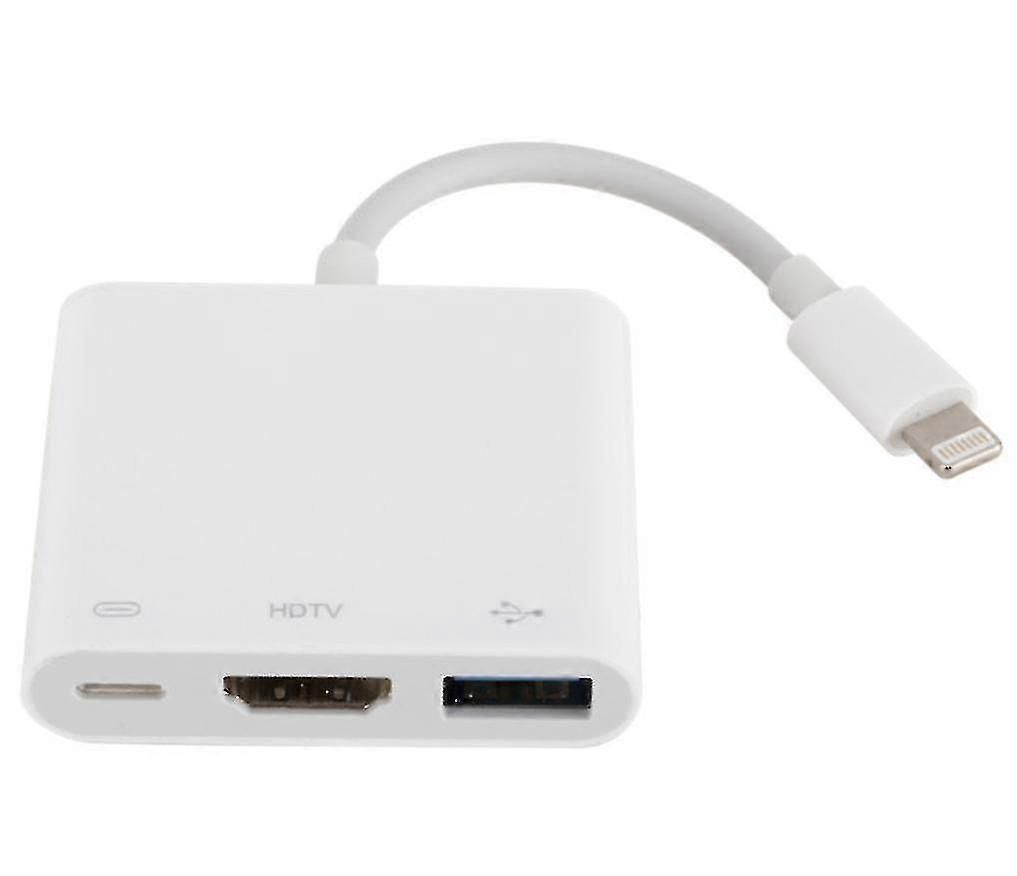 Lightning To Hdmi/Usb Otg Adapter For Iphone/Ipad – 1080P Hd