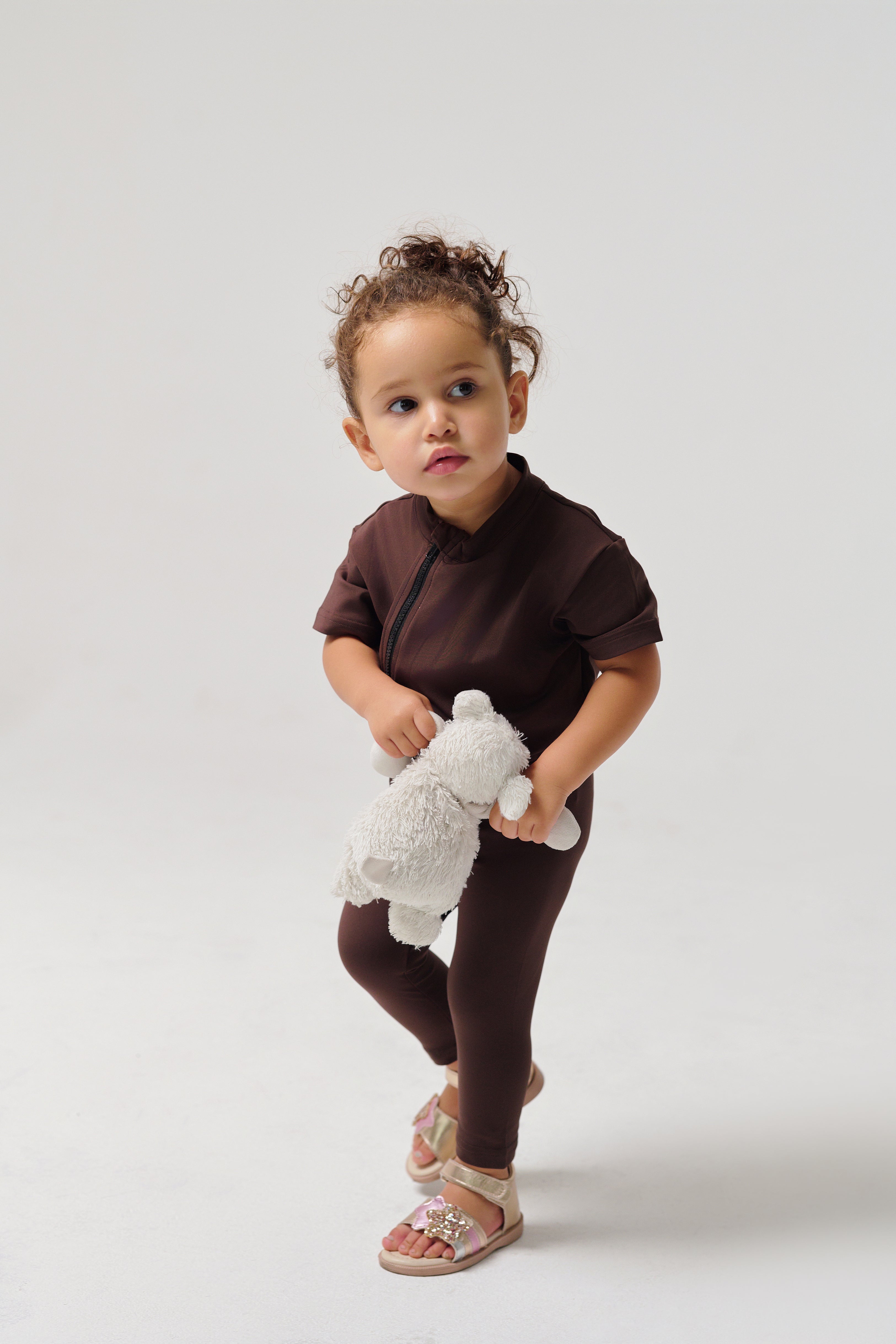 Regular Fit Baby Pants - Dark Brown