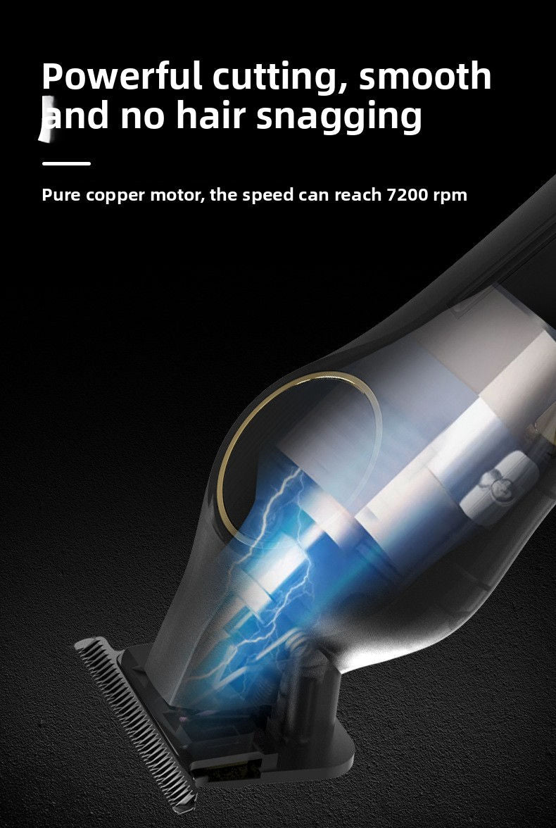 USB Hair Clipper with Precision Steel Blades
