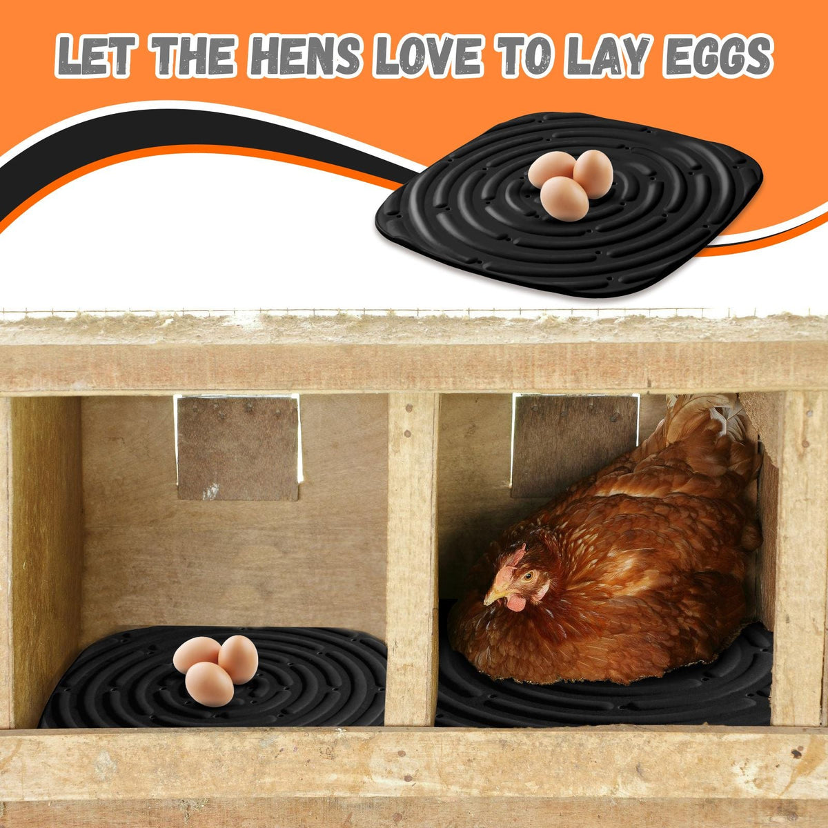 4 Pack Chicken Nesting Pads for Chicken Coop Washable Nesting Box Pads for Laying Eggs