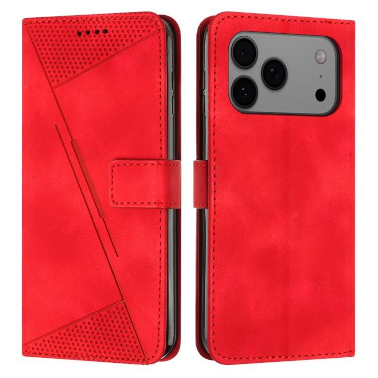 For iPhone 18 Pro Max / iPhone 17 Pro Max Dream Triangle Leather Phone Case with Lanyard