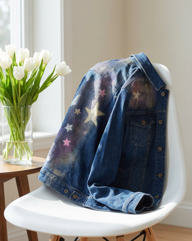 By Carmenzo Stars denim jacket