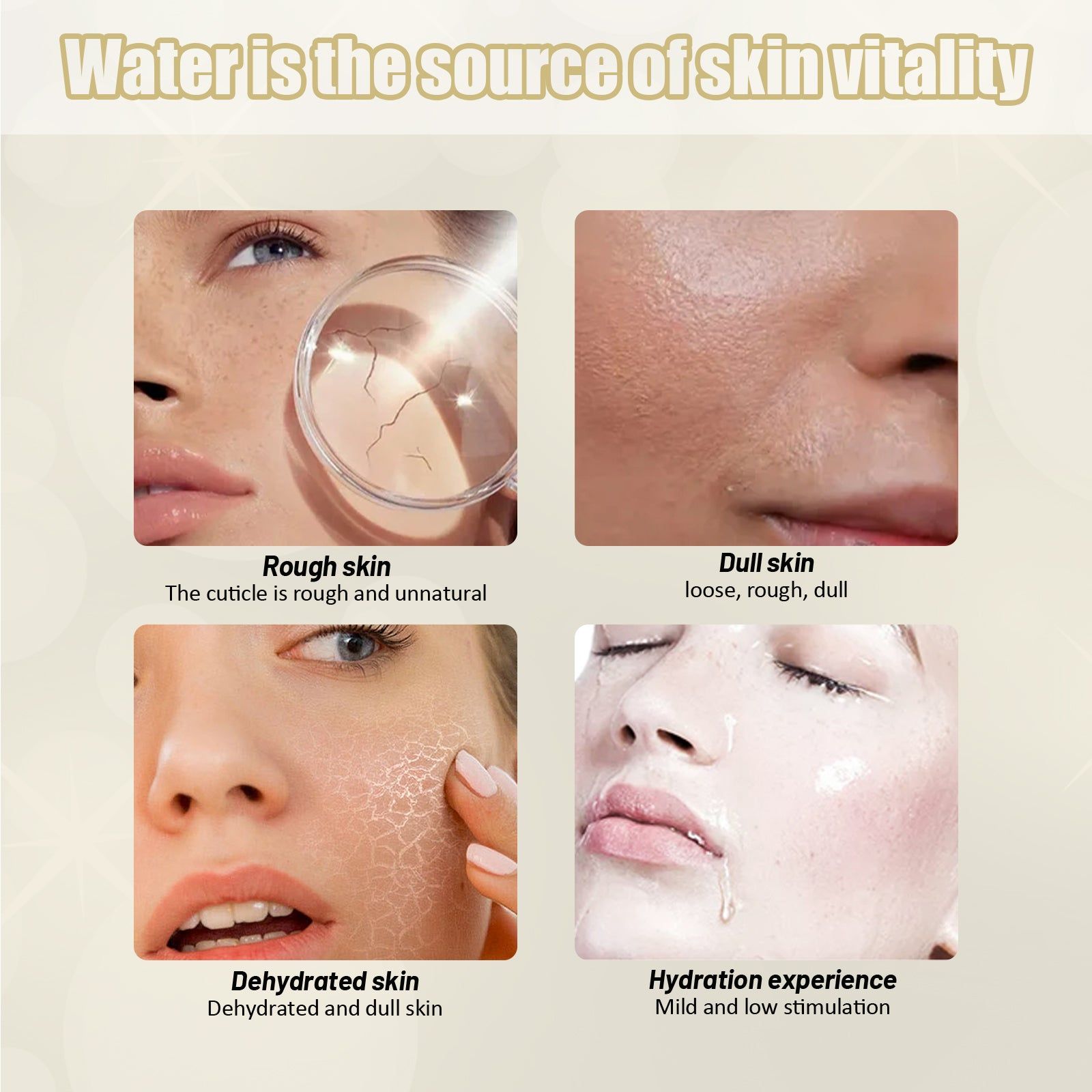 Collagen Brightening Cream, Soft Moisturizing, Hydrating Facial Skin Care ,30g