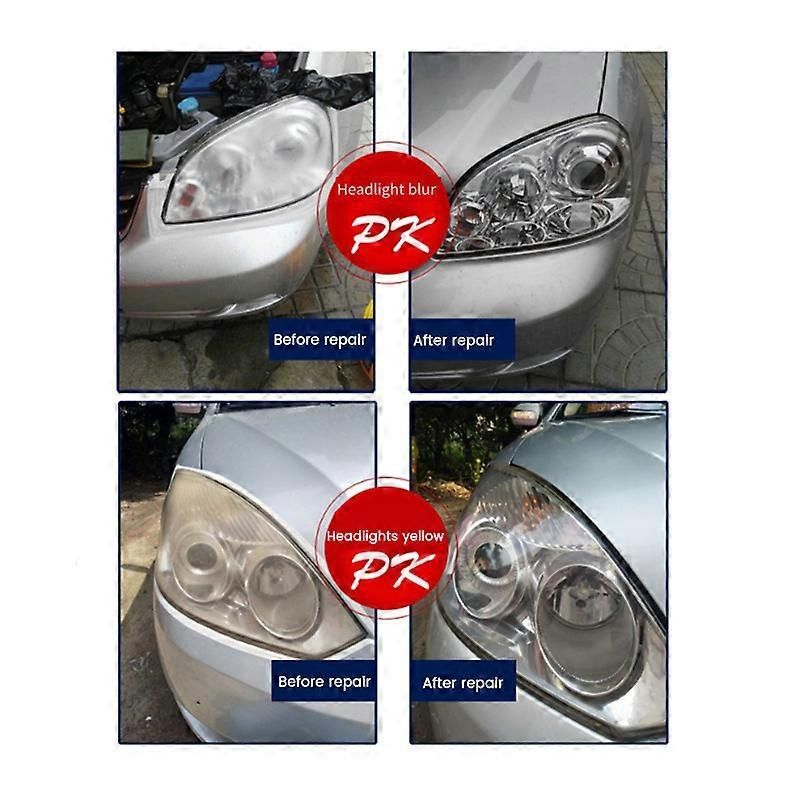 Car Headlight Restoration Polish Kit Polish Headlights Liquid Polymer